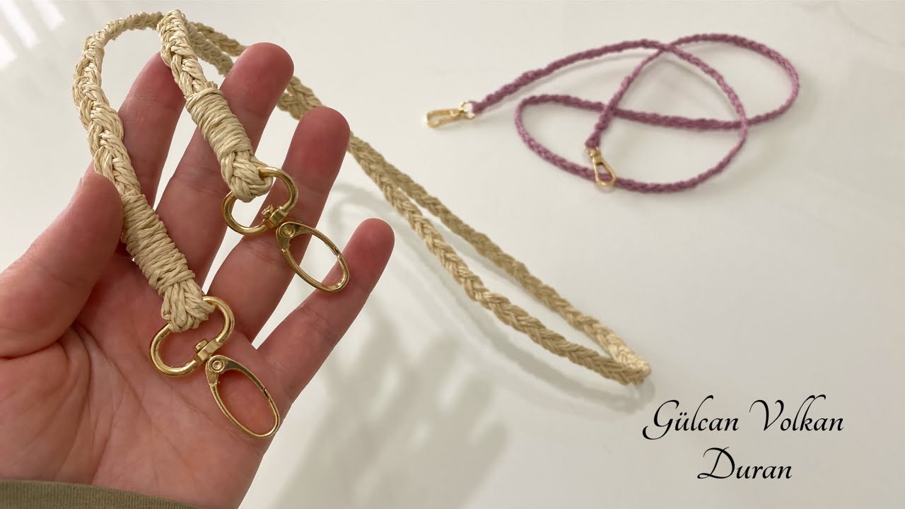 MARKALARIN EN ÇOK KULLANDIĞI ÖRGÜ ÇANTA SAPI - KULP YAPIMI