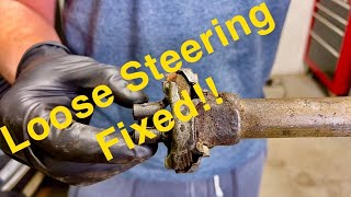 Replacing the steering coupler assembly on an 88-98 OBS Chevy 1500 Wealth