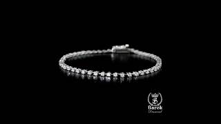 Pırlanta Su Yolu Bileklik 1.00 Ct. G Vs 18K