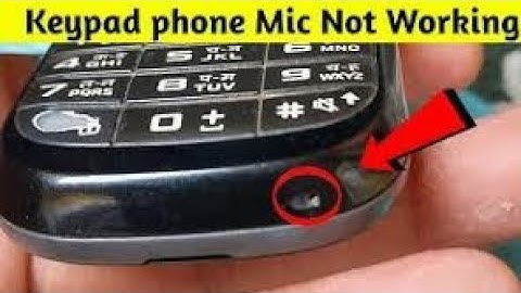 How to replace China keypad phone mic | keypad phone mic solution 💯%