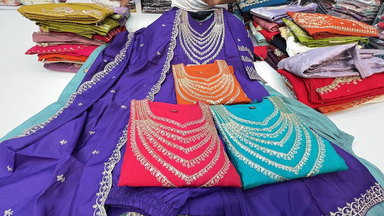 Chickpet wholesale kurtie sets & palazzo sets| partywear starting @895rs| courier available 