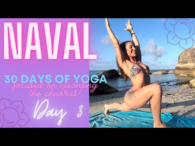 Day 3: Solar Plexus - 30 Day Beach Yoga Challenge Focusing on the Chakras 