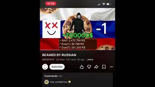 Rust Got Beamed By A Russian Cornball And Nifty Is Next Spread Awareness And Tag