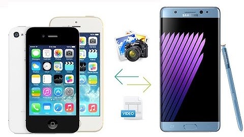 How to Transfer Photos Videos from iPhone to Samsung Galaxy Note 7