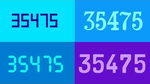 Numbers 1 to 75000 for Bloonchipper 1214