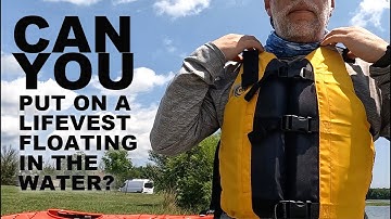 Can you put on a Lifevest (pfd) in the water?