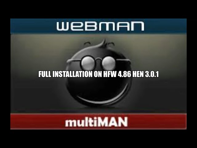 How to install webMAN and multiMAN on 4.89.1 HFW (HEN) 