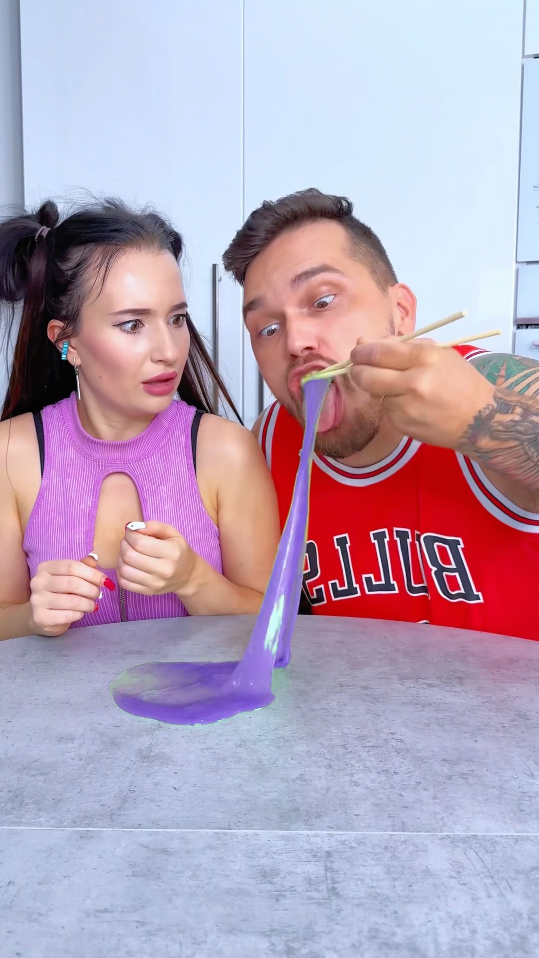 Cute Slime Experiment #katebrush #shorts