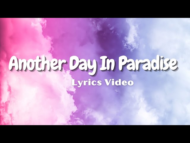 Another day in paradise - Phil Collins  Unforgettable song, Pop rock  songs, Song words