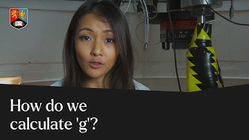 How do we calculate g in the lab?