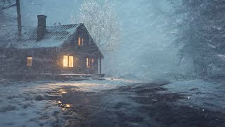 Freezing Blizzard &amp; Frosty Wind Sound for Sleeping - Loud Winter Sounds &amp; Howling Wind