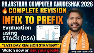Stack DSA 😱 Infix prefix Evaluation in One Video | Exam 2026 #basiccomputer #computerscience #dsa