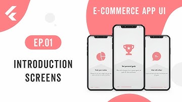 E-Commerce App UI | EP.01 Introduction Screens | Speed Code