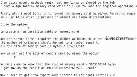 Install angstrom on Beagleboard Part 1