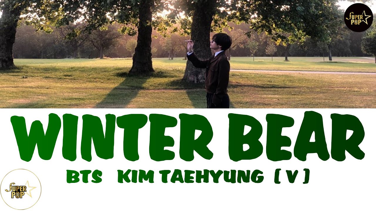 BTS V Winter Bear Lyrics Kim Taehyung (김태형) Color Coded Lyrics