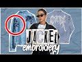 DIY Denim Jacket Embroidery | The Tall Tailor