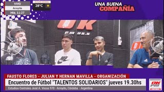 Fausto Flores - Julian y Hernan Mavilla organización del Encuentro de Fútbol "TALENTOS SOLIDARIOS"