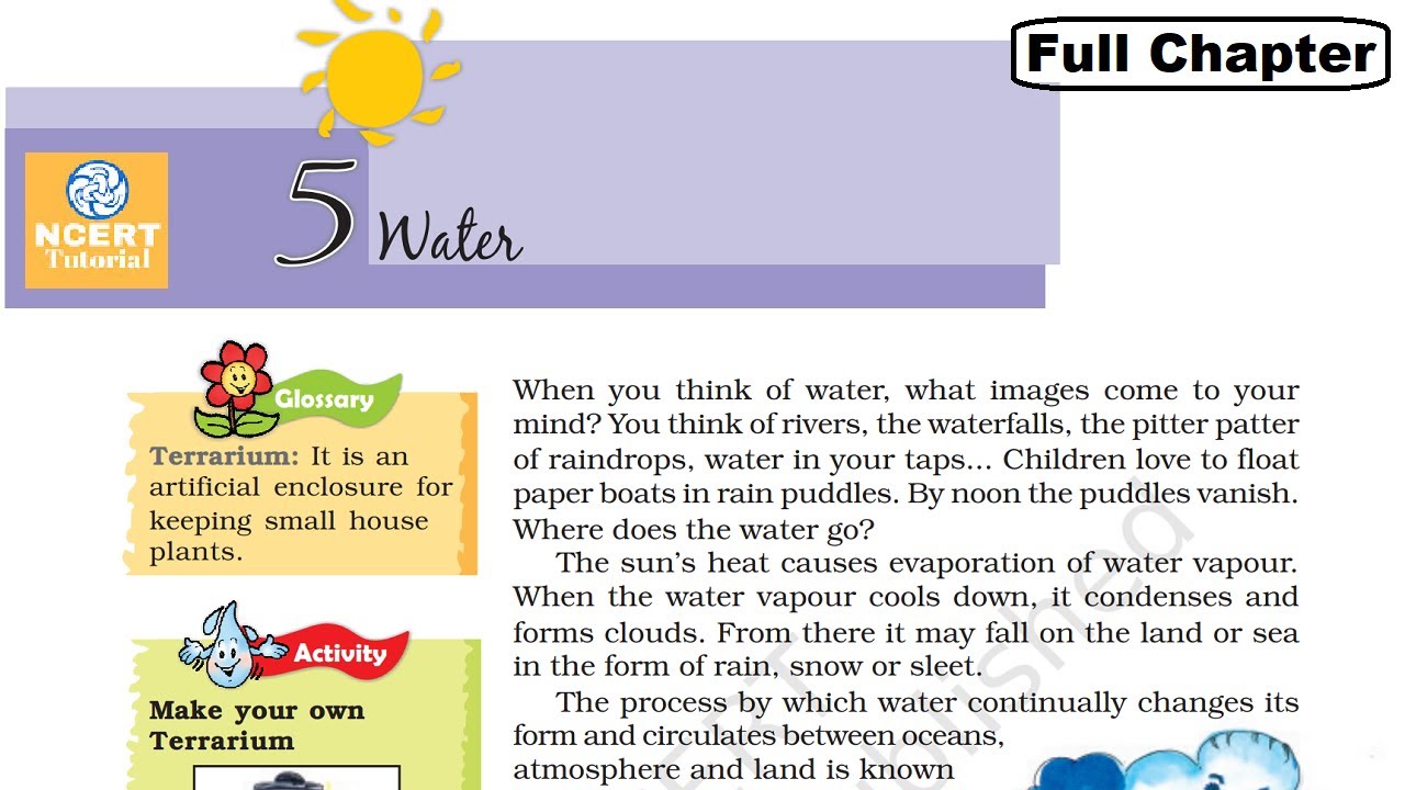 Water Class 7 Geography Chapter 5 [Full Chapter] YouTube