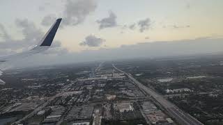 JetBlue Flight Landing In Ft. Lauderdale (FLL)