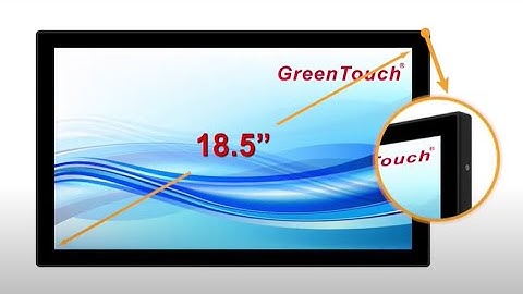 GreenTouch Open Frame Industrial Touch Monitor 18.5 Inch