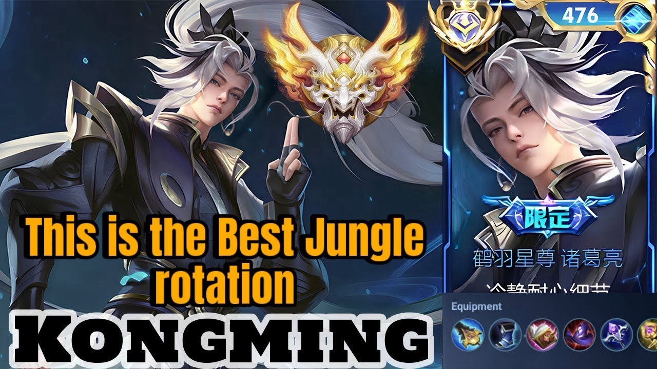 Jungle Rotation Honor of Kings Kongming Jungle This Is The Best Jungle Rotation - YouTube