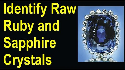 Rough and raw Ruby and Sapphire crystals - what Ruby and Sapphire look like as they are mined - DayDayNews
