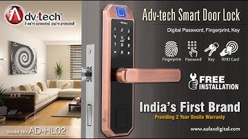Adv tech Smart Door Lock Model No  AD HL02, Whatsapp Only :- 9654689898