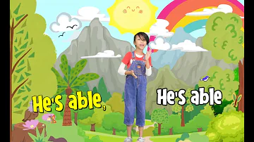 He's Able He's Able | Action Song | Christian Children Song