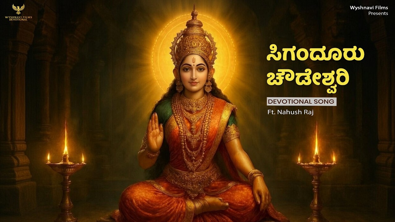 Sigandhuru Choudeshwari | Divine Kannada Devotional Song | Nahush Raj | Neetu Ninad