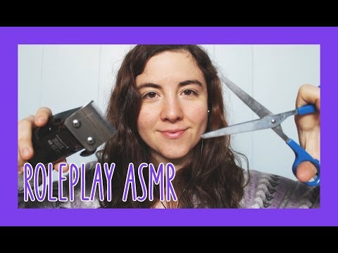 ASMR ESP 🇲🇽| RASURANDO TU BARBA Y CORTÁNDOTE EL CABELLO
