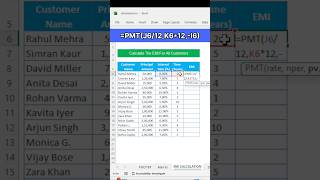 PMT fomrula in Ms Excel 👆#skillprotech_360