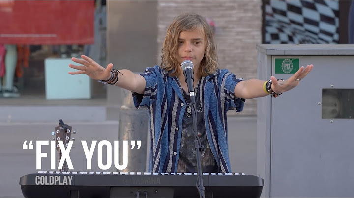 EMOTIONAL STREET PERFORMANCE OF FIX YOU | Fix You : Coldplay | Oscar Stembridge & Karolina Protsenko