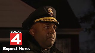Detroit police Deputy Chief Franklin Hayes gives update on discovery of human remains
