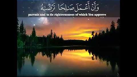 "قالت نملة يا ايها النمل ادخلو مساكنكم" تلاوة اقل ما يقال عنها رائعة