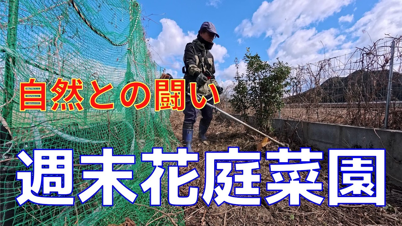 週末家庭彩園（第2回、自然との闘い）