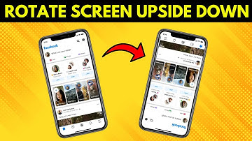 HOW TO ROTATE SCREEN UPSIDE DOWN IN ANDROID 2025! (EASY)