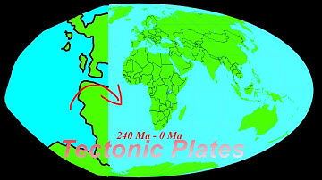 Breakup of Pangea & The Formation of the Atlantic Ocean (240 Ma - 0 Ma)
