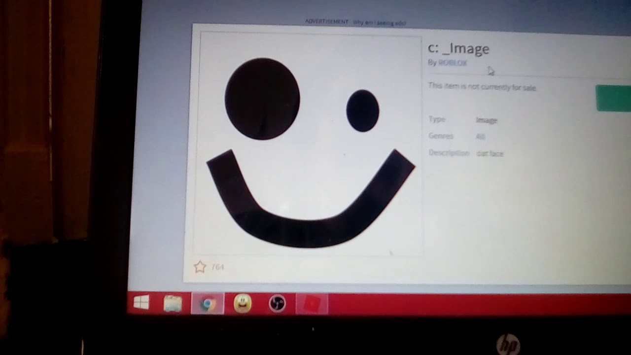 Roblox Creepy Face Image