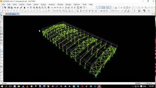 sap2000 how to design steel building factory 02