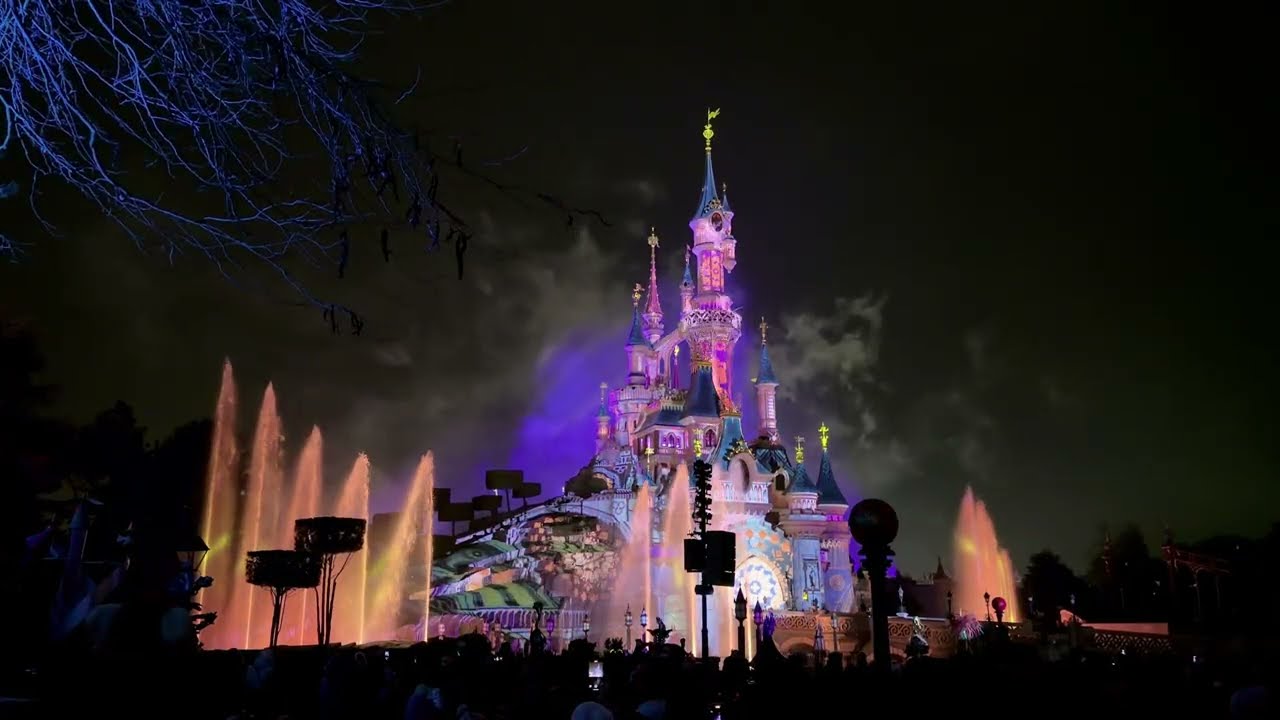 4K Disney Tales of Magic - Firework Display Disneyland Paris 22.11.25 - My First Time Viewing