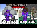 I Survived 200 Days In Hardcore Minecraft... Here's What Happened