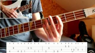 Bruno Mars - Treasure (Bass Tutorial with TABS on screen)