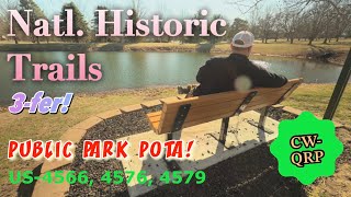 3FER AT THE CALIFORNIA, OREGON, AND SANTA FE NATIONAL HISTORIC TRAILS - public park POTA!