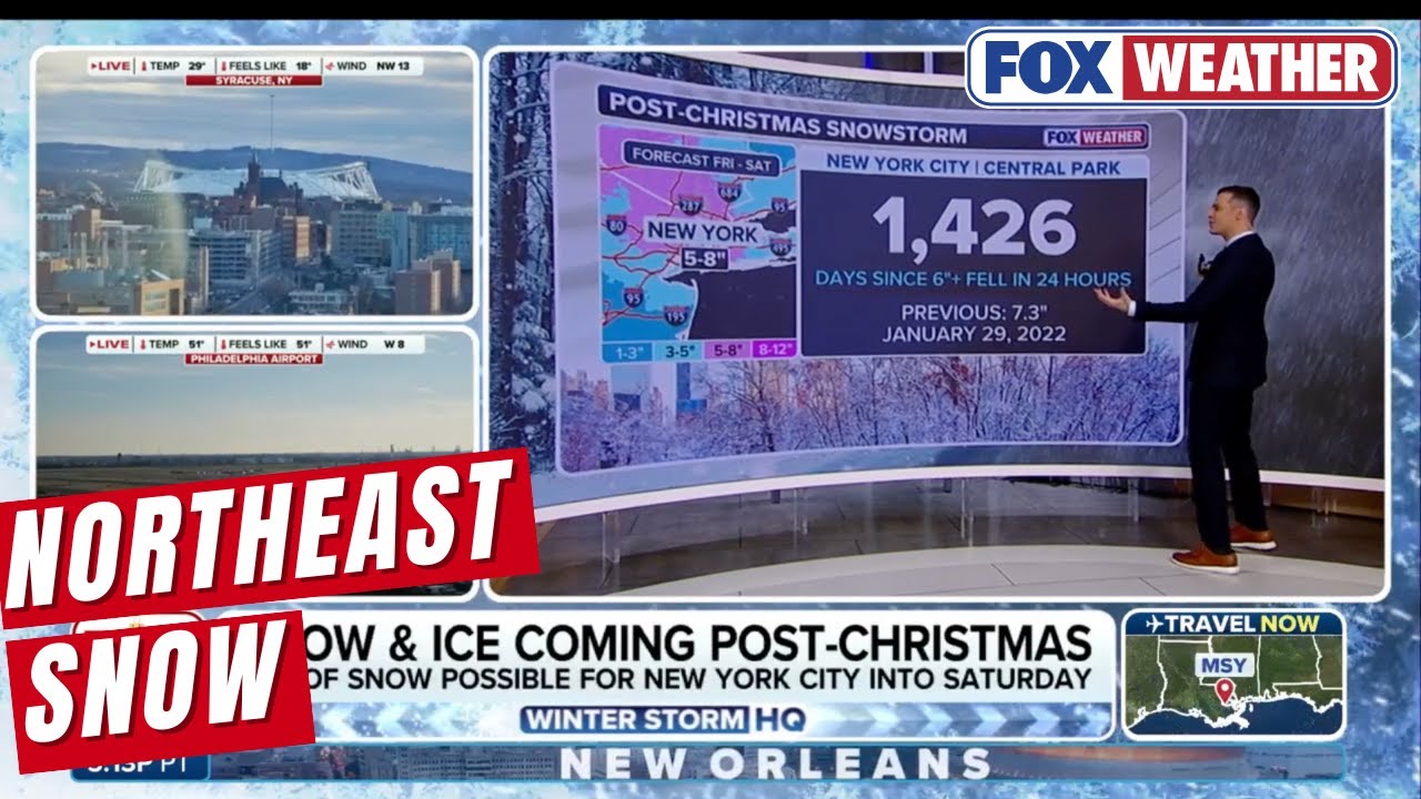 Northeast Threatened By Impactful Snow And Ice Shot Spawning Winter ...