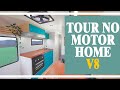 Tour no motorhome v8 com muitos armrios  projetos personalizados  projetos de arquitetura