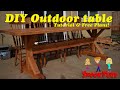 Outdoor table tutorial