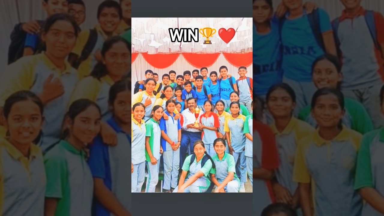 bright english medium school sport day kho kho team winners 🏆