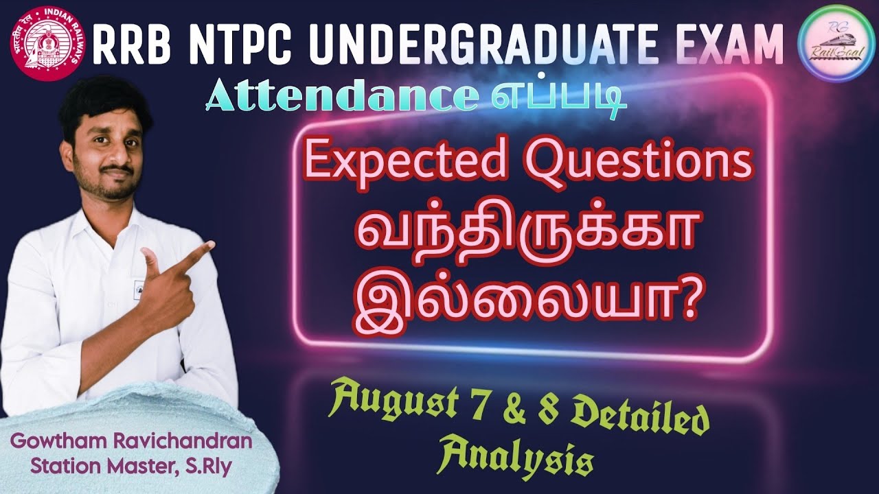 RRB NTPC Under Graduate Exam Analysis 