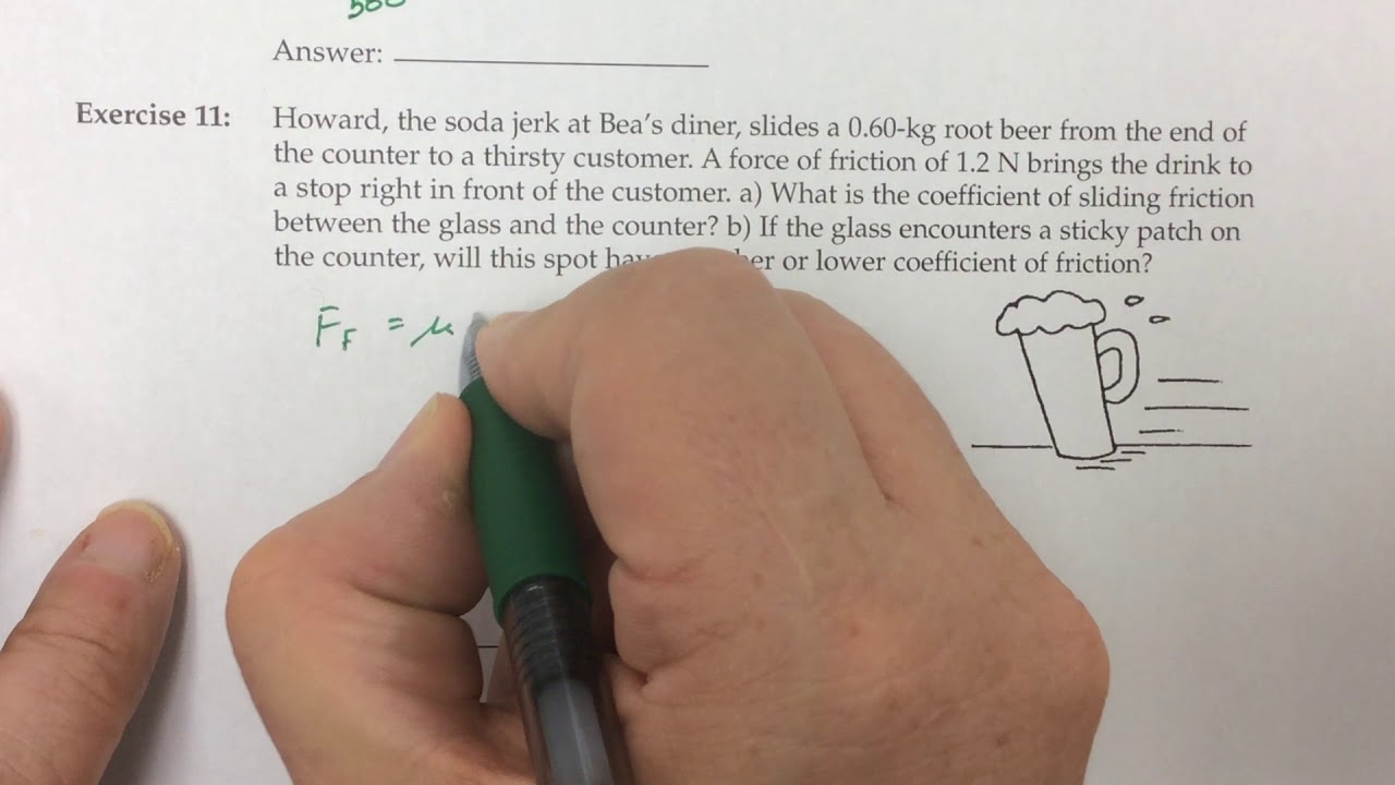 Friction problems part 2 - YouTube