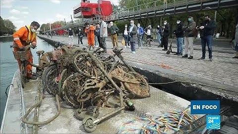 Río de basura: ¿Podrá el Sena estar listo para los Juegos Olímpicos de 2024?